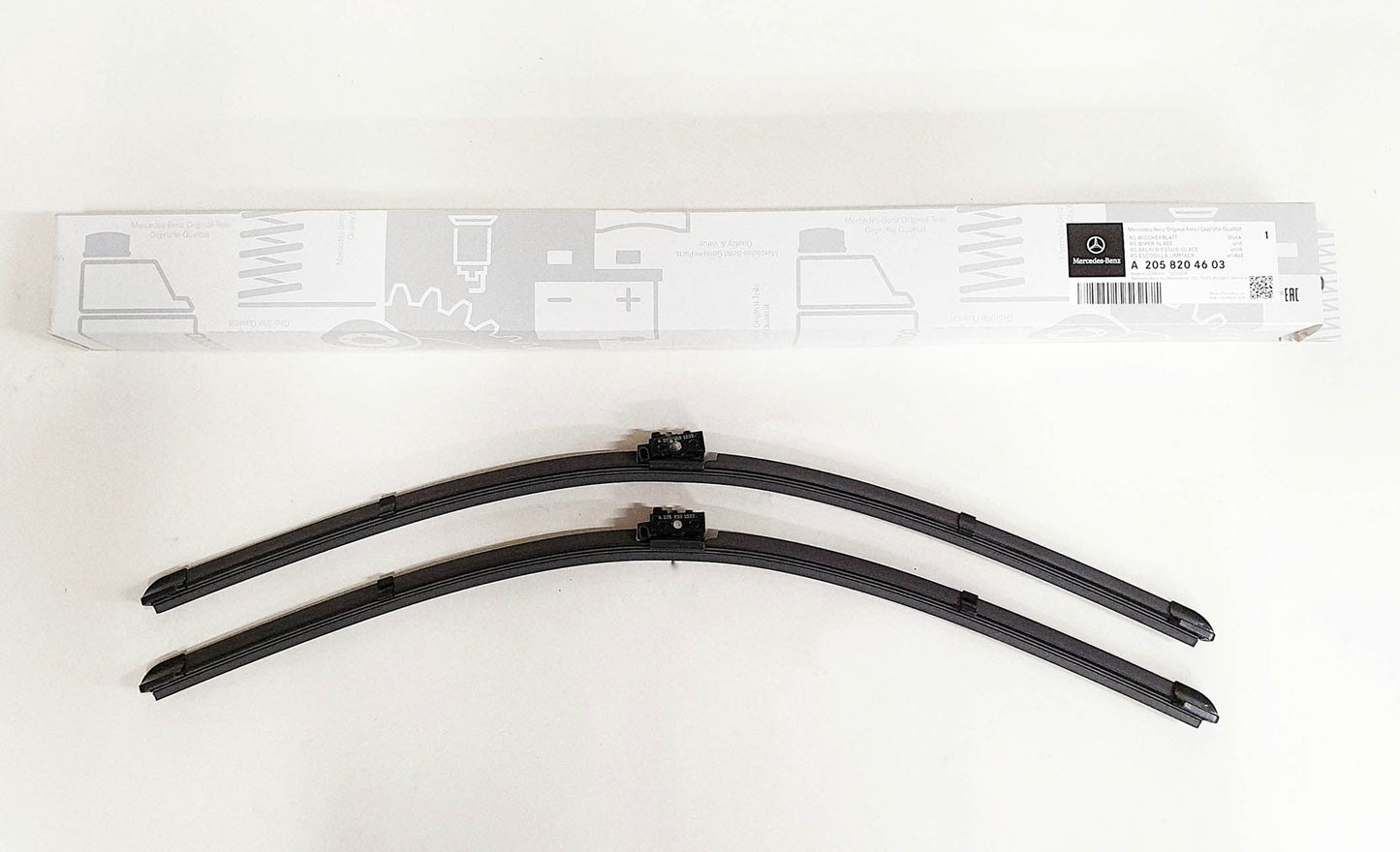 Genuine Mercedes-Benz Wiper Blades -LEFT HAND DRIVE- C-Class, GLC, EQC Front
