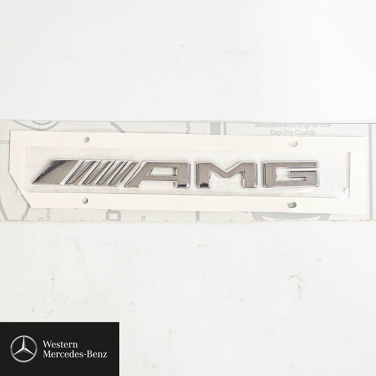 Genuine Mercedes-Benz AMG Chrome Model Badge For C-Class A2058172001