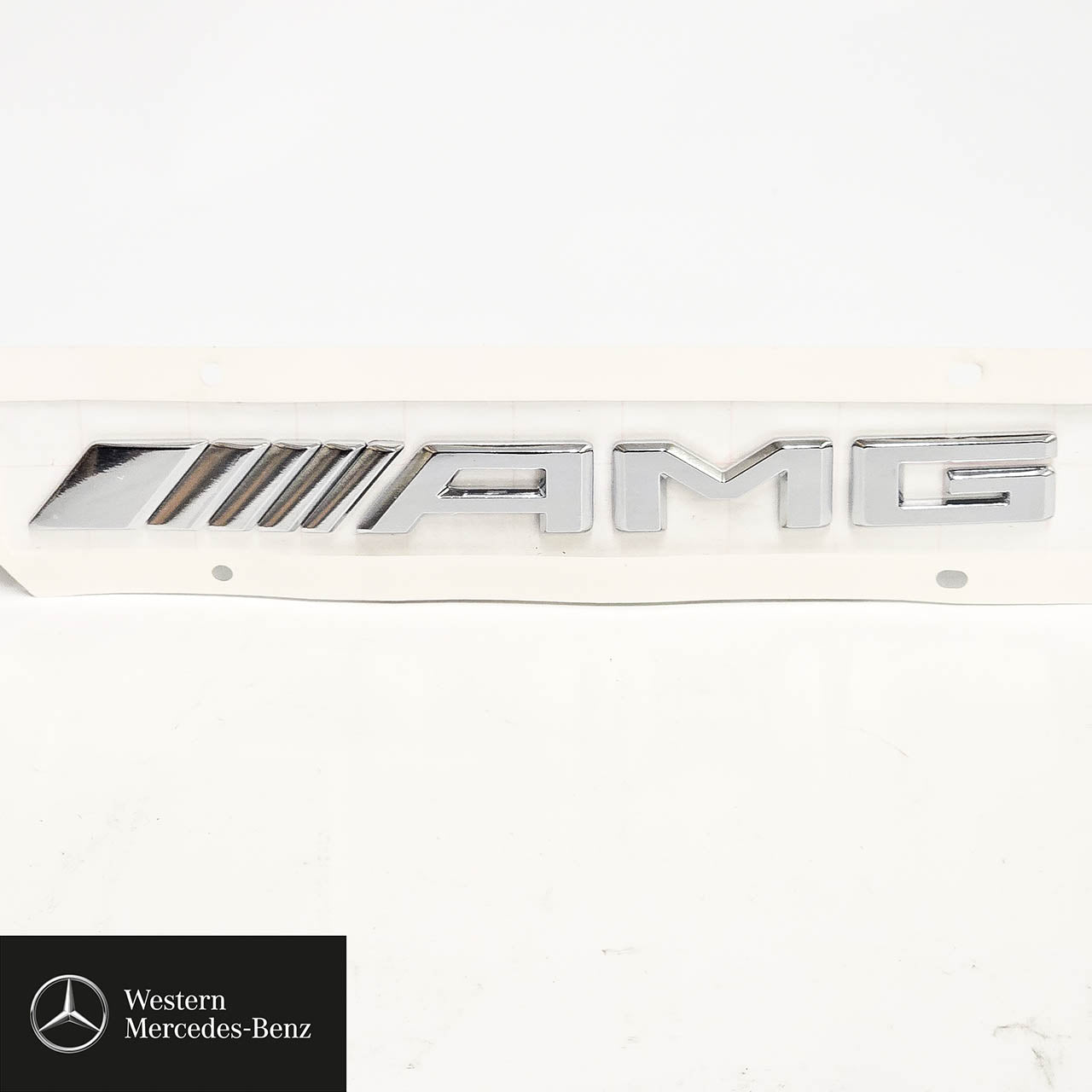 Genuine Mercedes-Benz AMG Chrome Model Badge For C-Class A2058172001