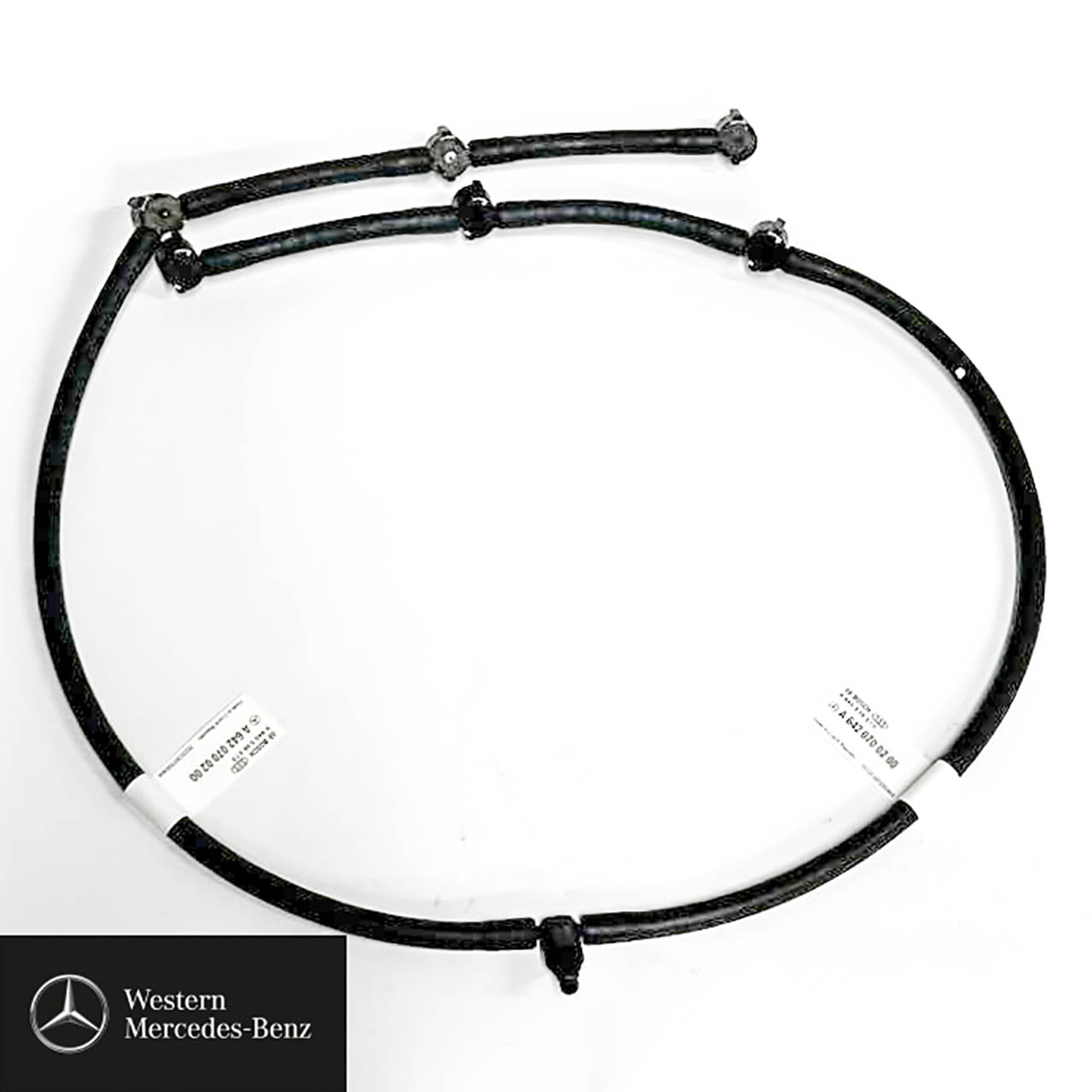 Fuel leak return pipe Line A6420700200 for OM642 diesel engine