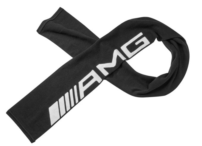 Mercedes-Benz Black & White AMG Knitted Scarf