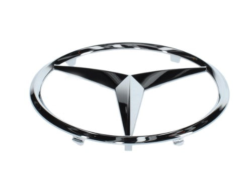 Mercedes star with carrier for radiator grill - various models A-Class, CLA, GLB