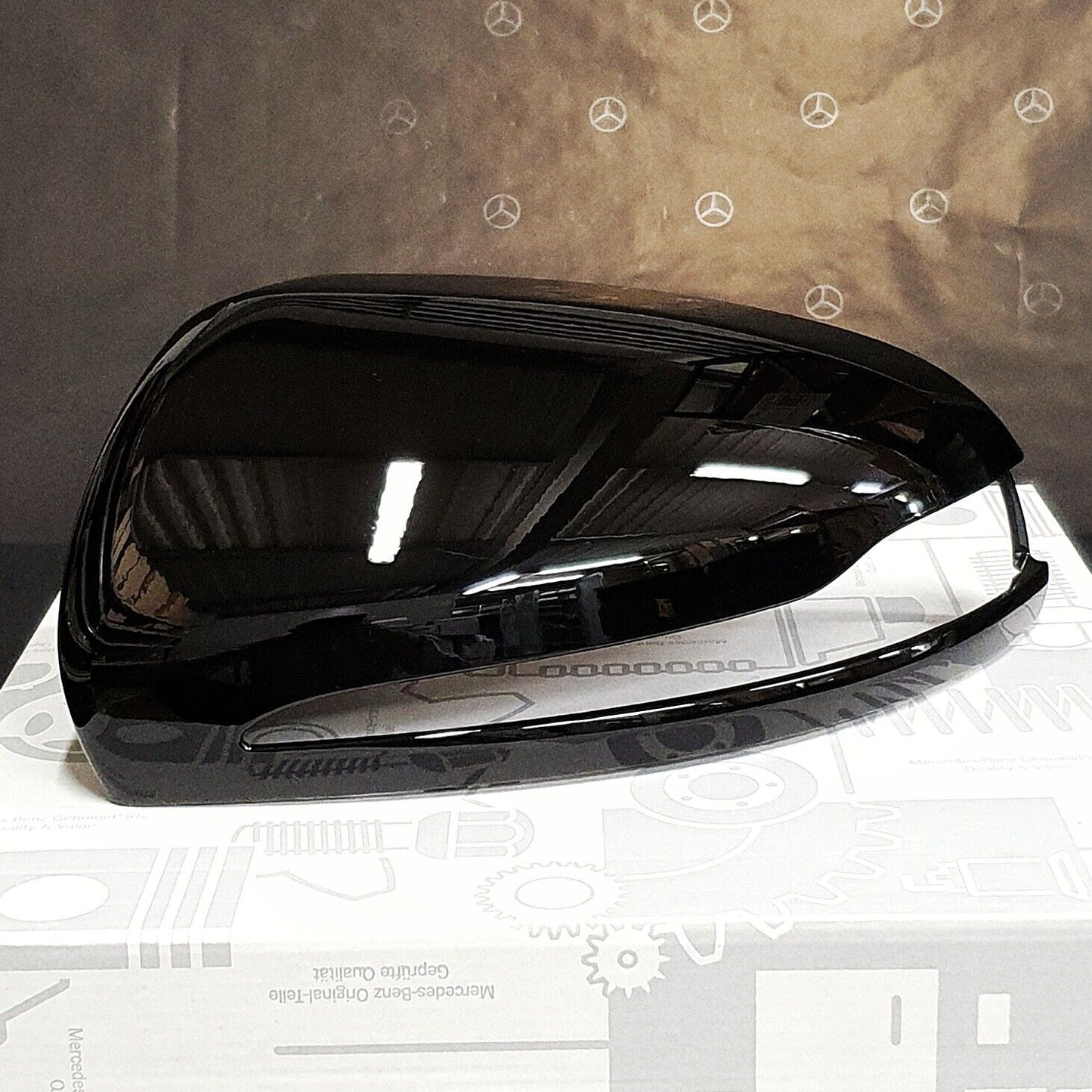 Mirror Covers for C Class w205 - Black High Gloss