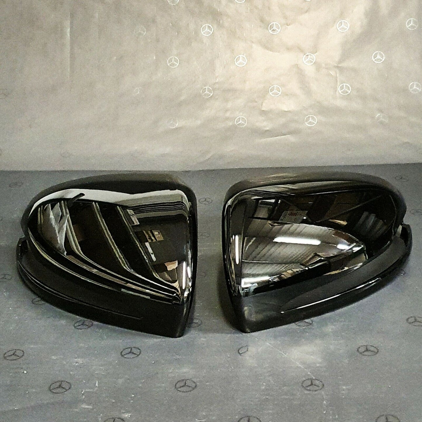 Mirror Covers for C Class w205 - Black High Gloss