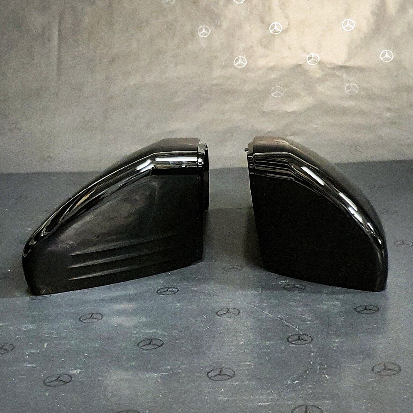 Mirror Covers for C Class w205 - Black High Gloss