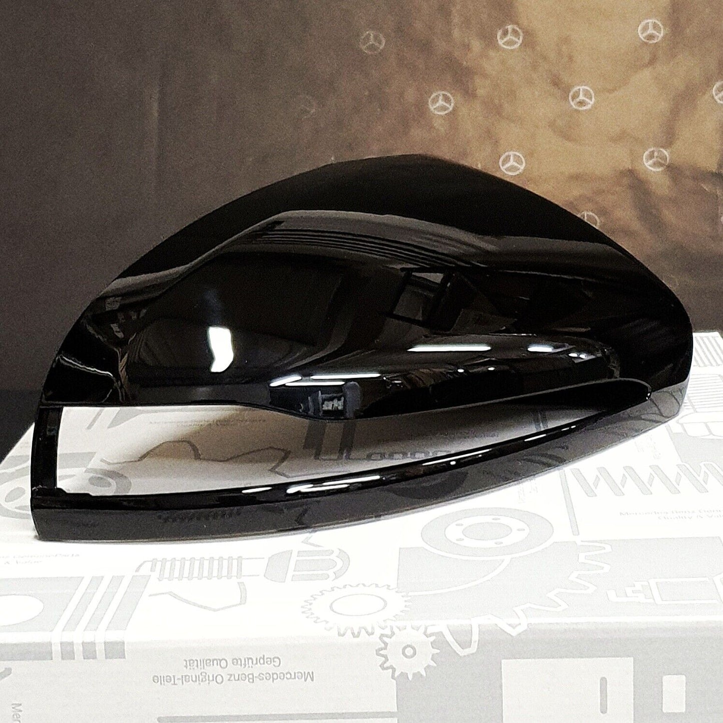 Mirror Covers for C Class w205 - Black High Gloss