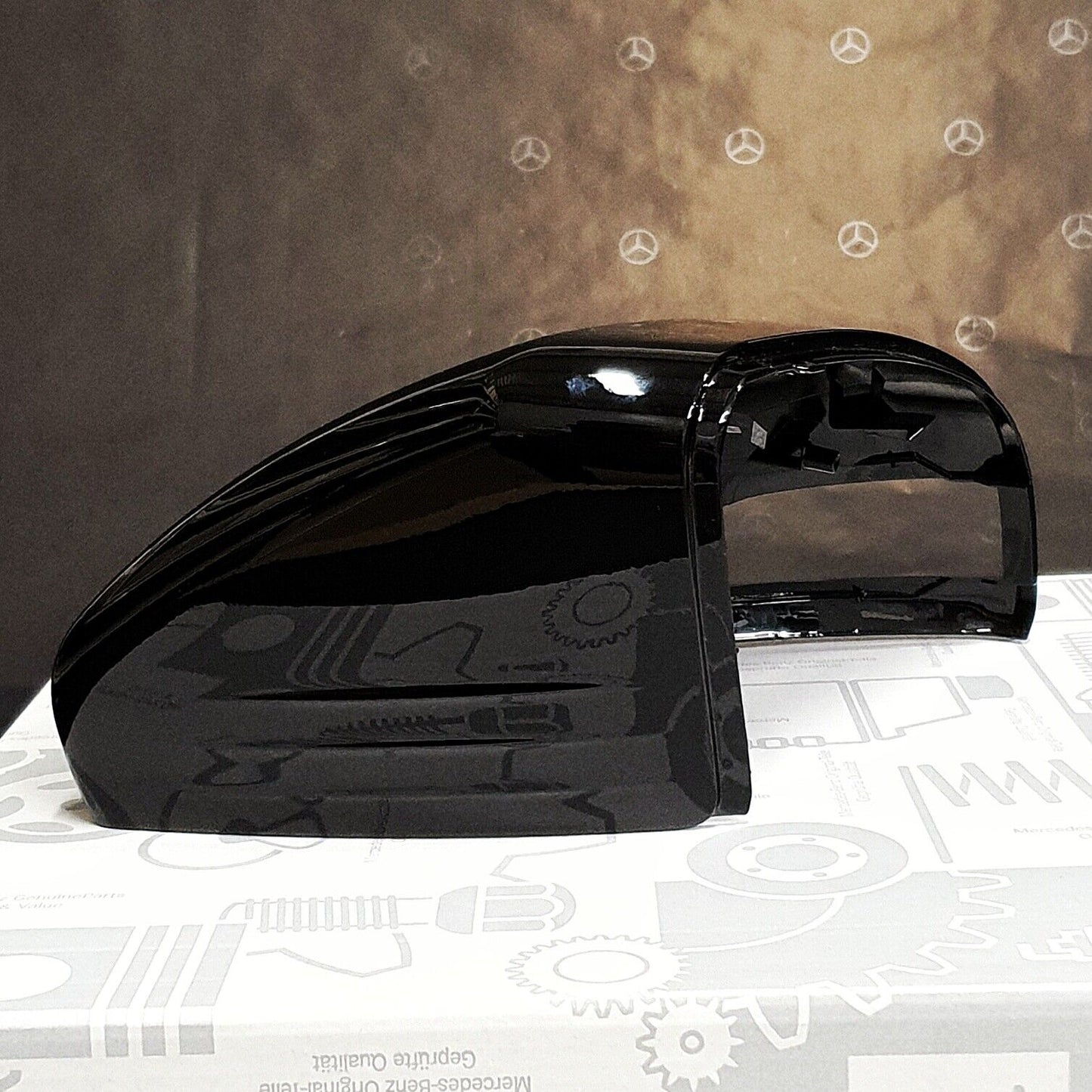 Mirror Covers for C Class w205 - Black High Gloss