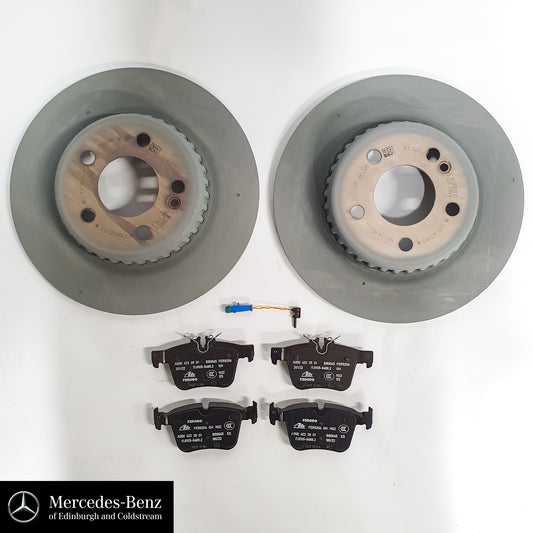 Genuine Mercedes-Benz Brake Discs, Pads & Wear Sensor REAR C Class 205