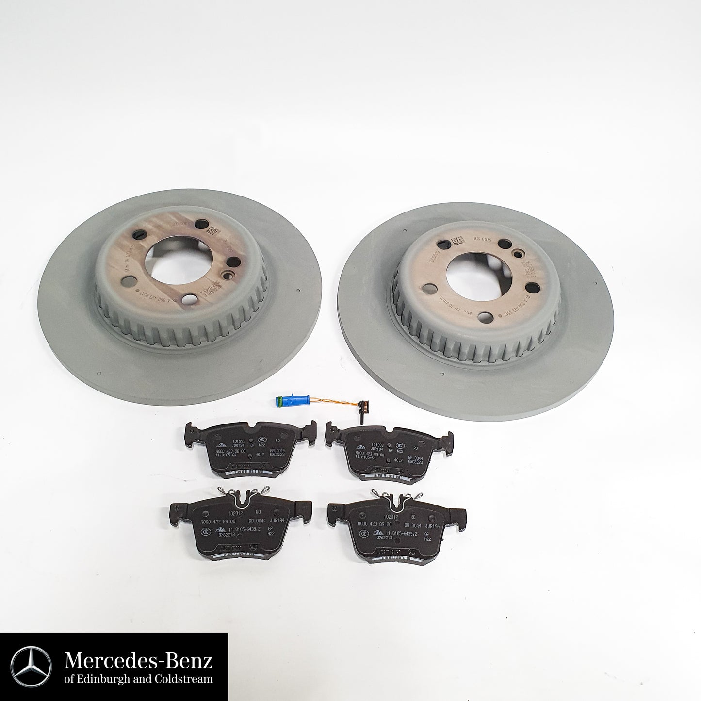 Genuine Mercedes-Benz Brake Discs, Pads & Wear Sensor REAR C Class 205