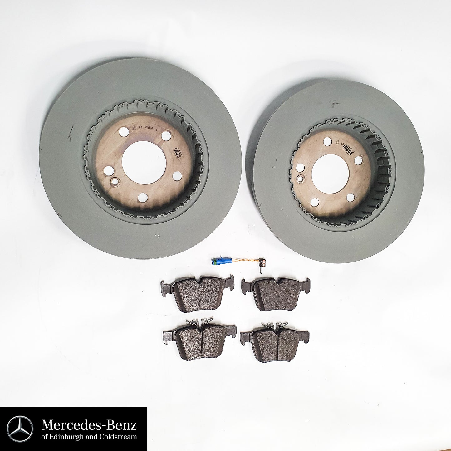 Genuine Mercedes-Benz Brake Discs, Pads & Wear Sensor REAR C Class 205