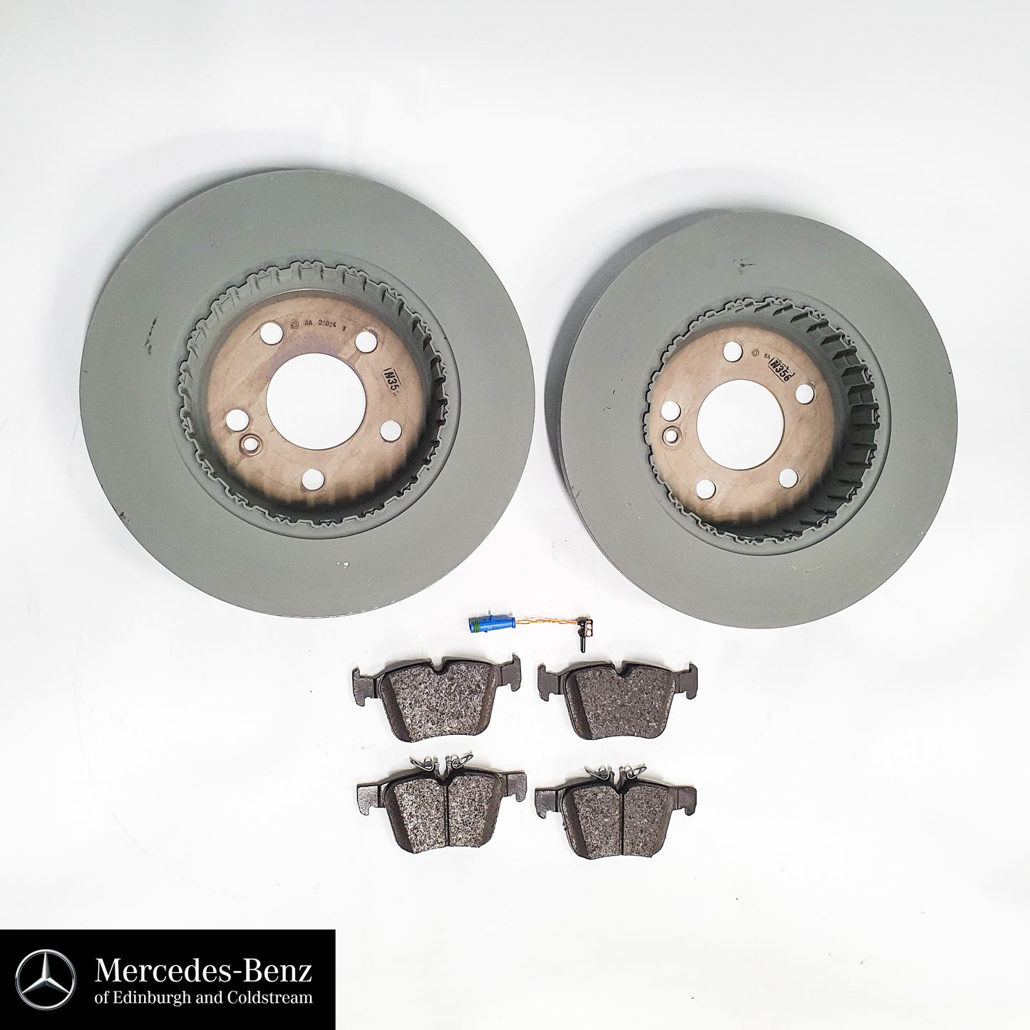 Genuine Mercedes-Benz Brake Discs, Pads & Wear Sensor REAR C Class 205