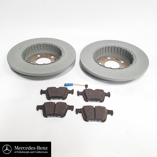 Genuine Mercedes-Benz Brake Discs, Pads & Wear Sensor REAR C Class 205