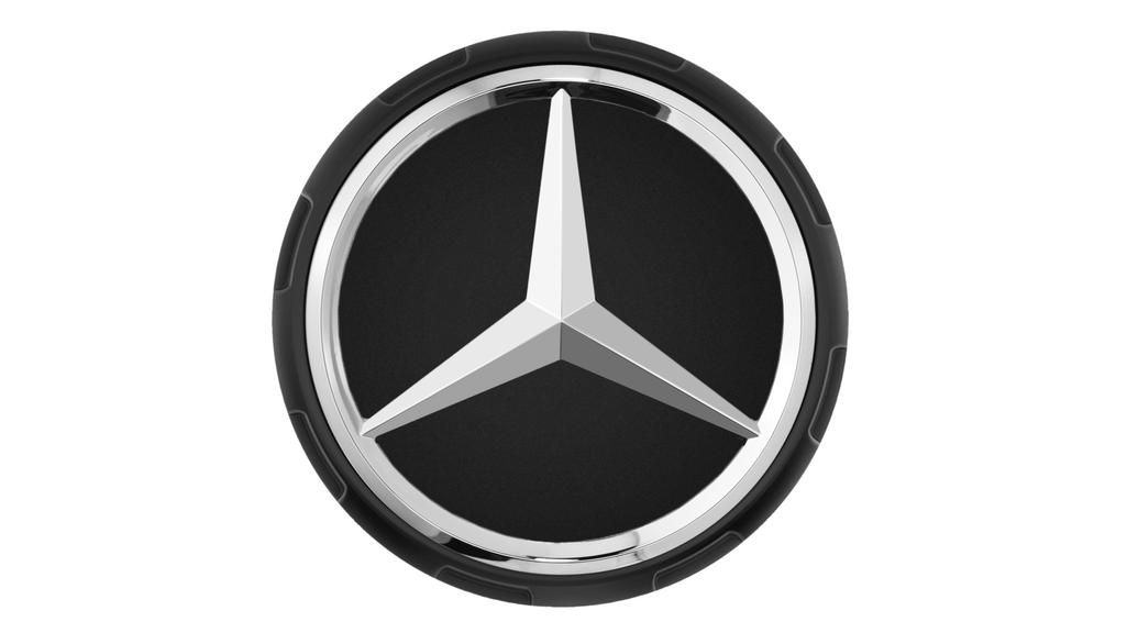 Wheel Trim Cover - AMG hub cap, in matt black