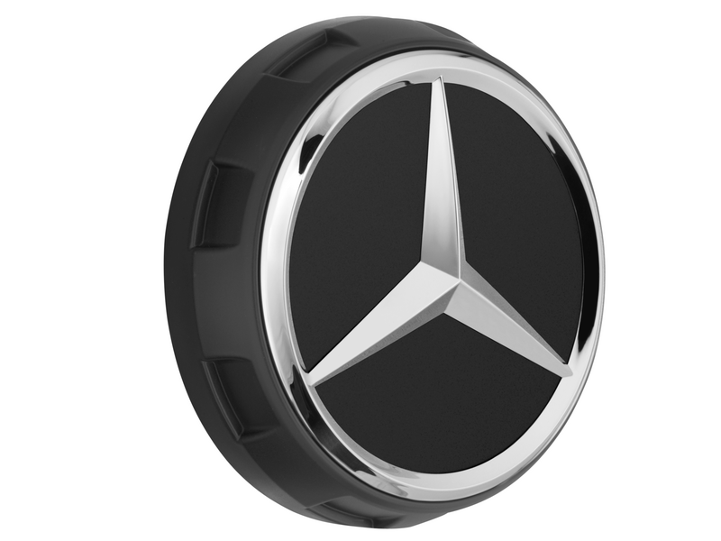 Genuine Mercedes-Benz Wheel Trim Cover - AMG Hub Cap, In Matt Black