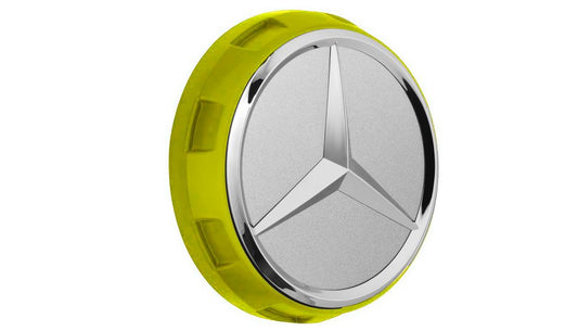 Wheel Trim Cover - AMG hub cap, yellow