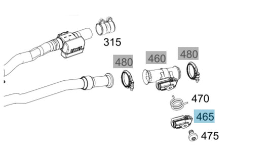 Genuine Mercedes-Benz Exhaust Gas Flap Controller