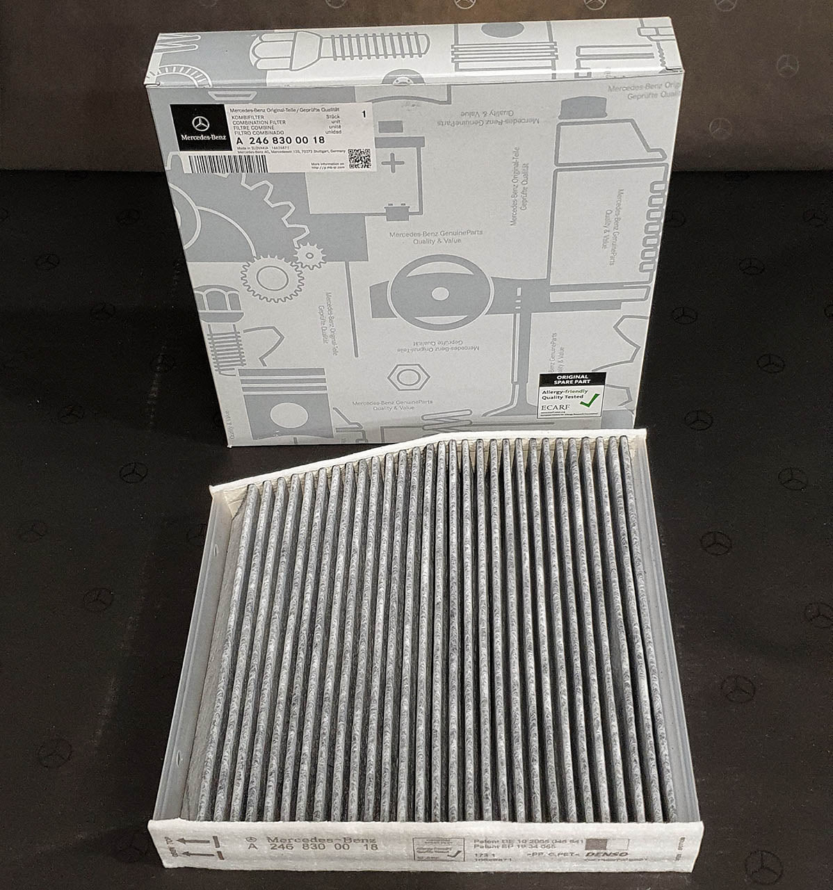Genuine Mercedes A Class B Class CLA GLA Combination Pollen Dust Filter