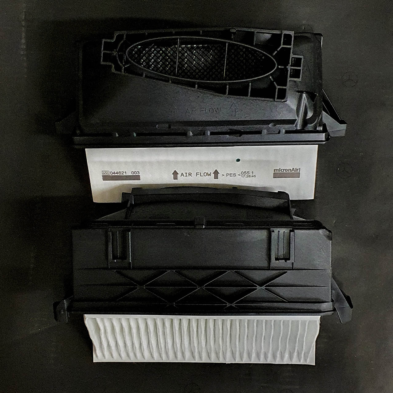 Genuine Mercedes-Benz Air Filter 2-Piece - Left/Right - OM642 Engine Newer Models