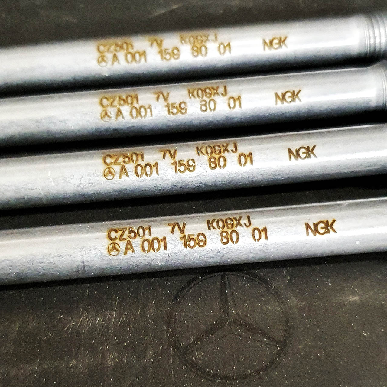 Genuine Mercedes-Benz OM651, OM654 Diesel Glow Plugs - Set of 4
