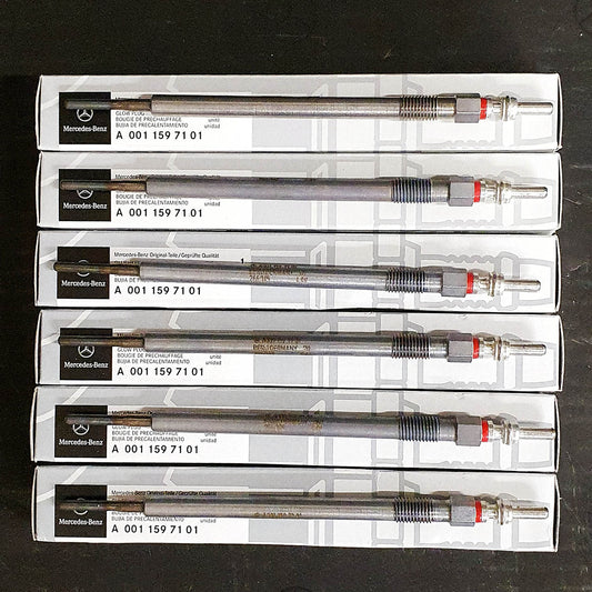 Genuine Mercedes-Benz OM642 V6 Diesel Glow Plugs - Set Of 6