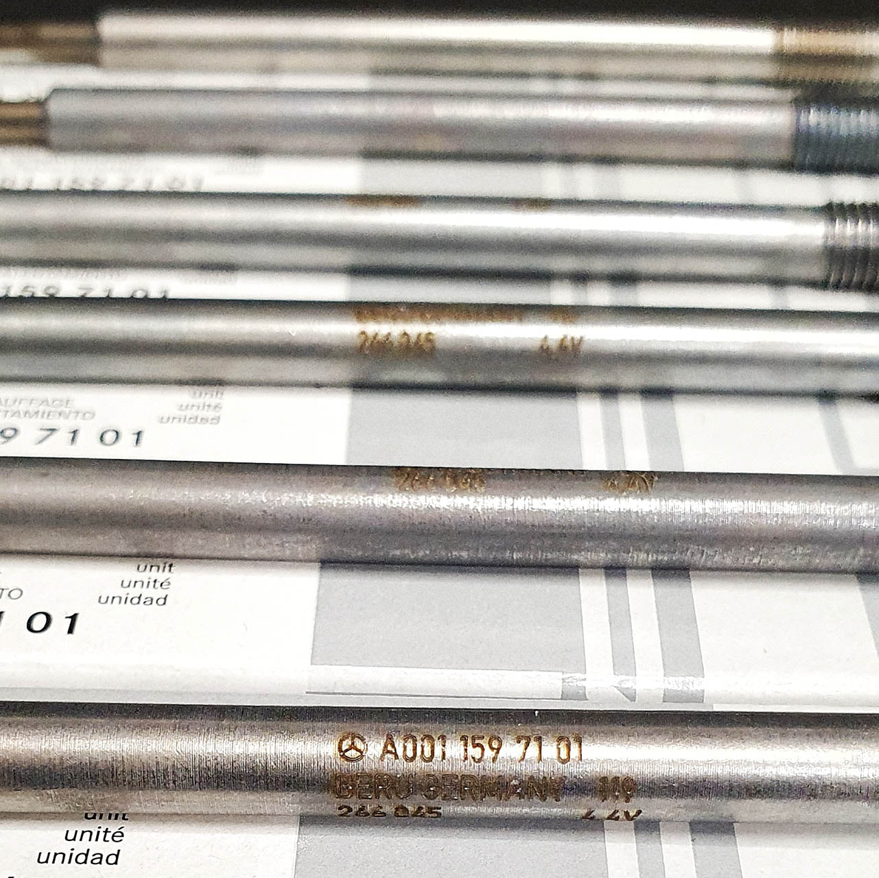 Genuine Mercedes-Benz OM642 V6 Diesel Glow Plugs - Set Of 6