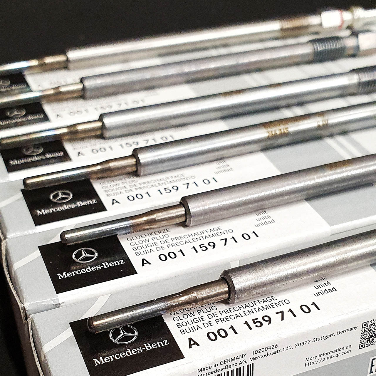 Genuine Mercedes-Benz OM642 V6 Diesel Glow Plugs - Set Of 6