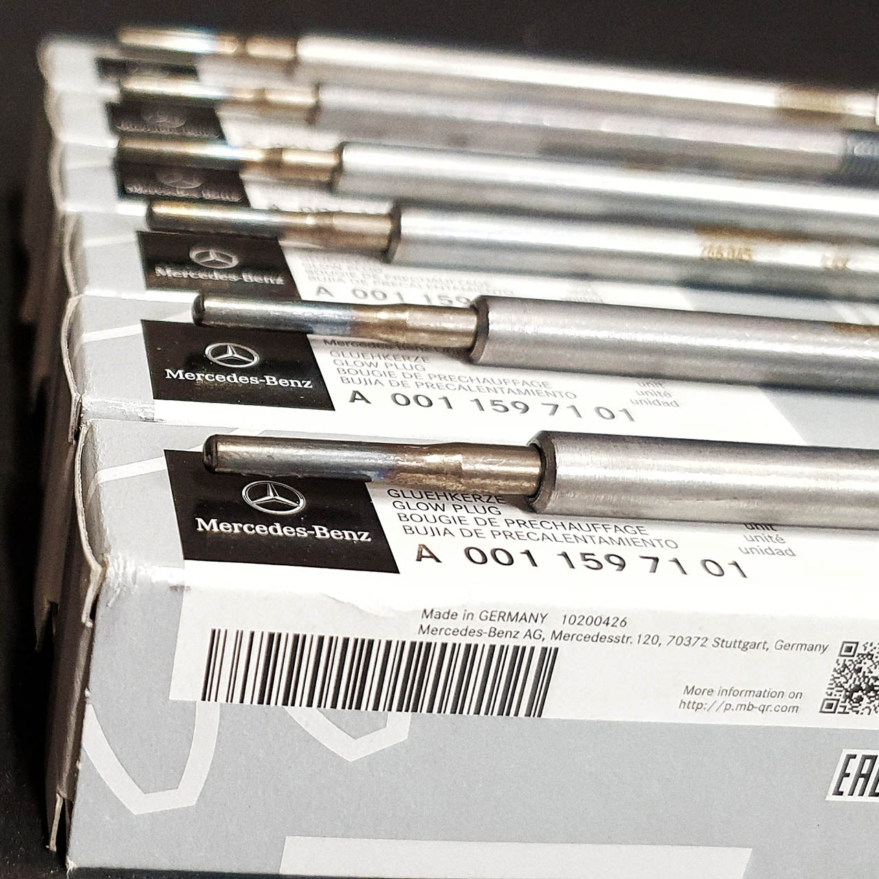 Genuine Mercedes-Benz OM642 V6 Diesel Glow Plugs - Set Of 6