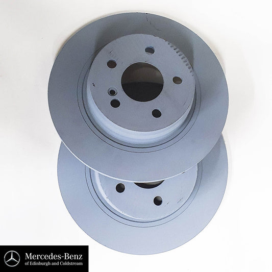 Genuine Mercedes-Benz Brake Discs set - REAR - C-Class 204 E Class 207 Models