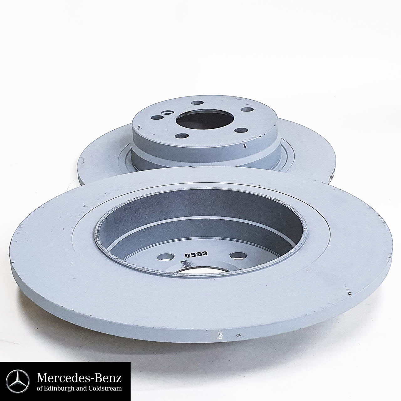 Genuine Mercedes-Benz Brake Discs set - REAR - C-Class 204 E Class 207 Models
