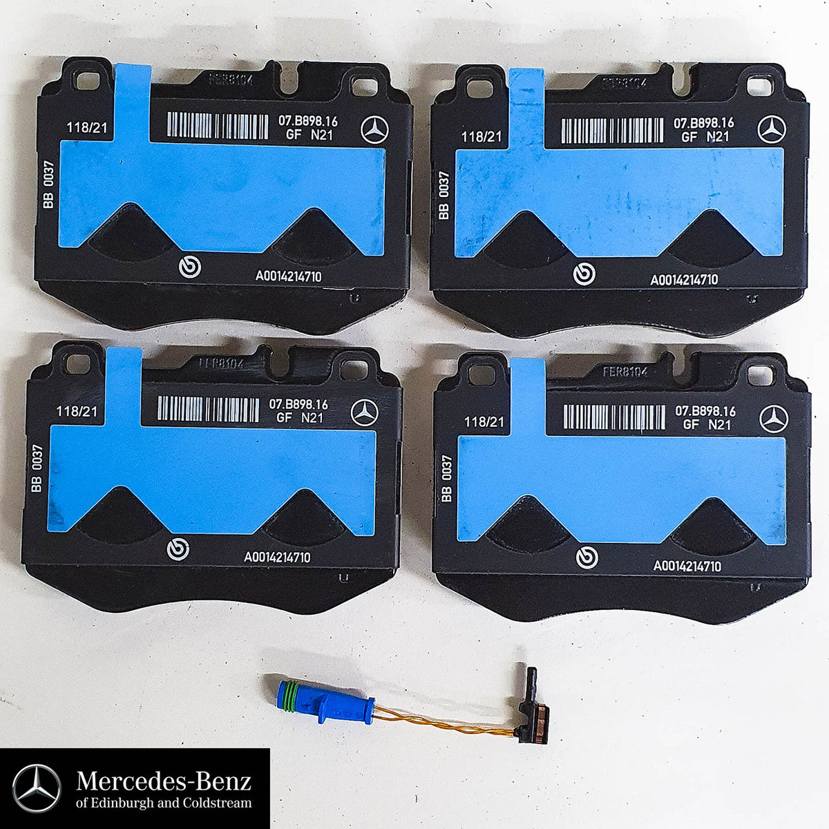 Genuine Mercedes Front Brake Pads C Class E Class models with Sports Brake Package