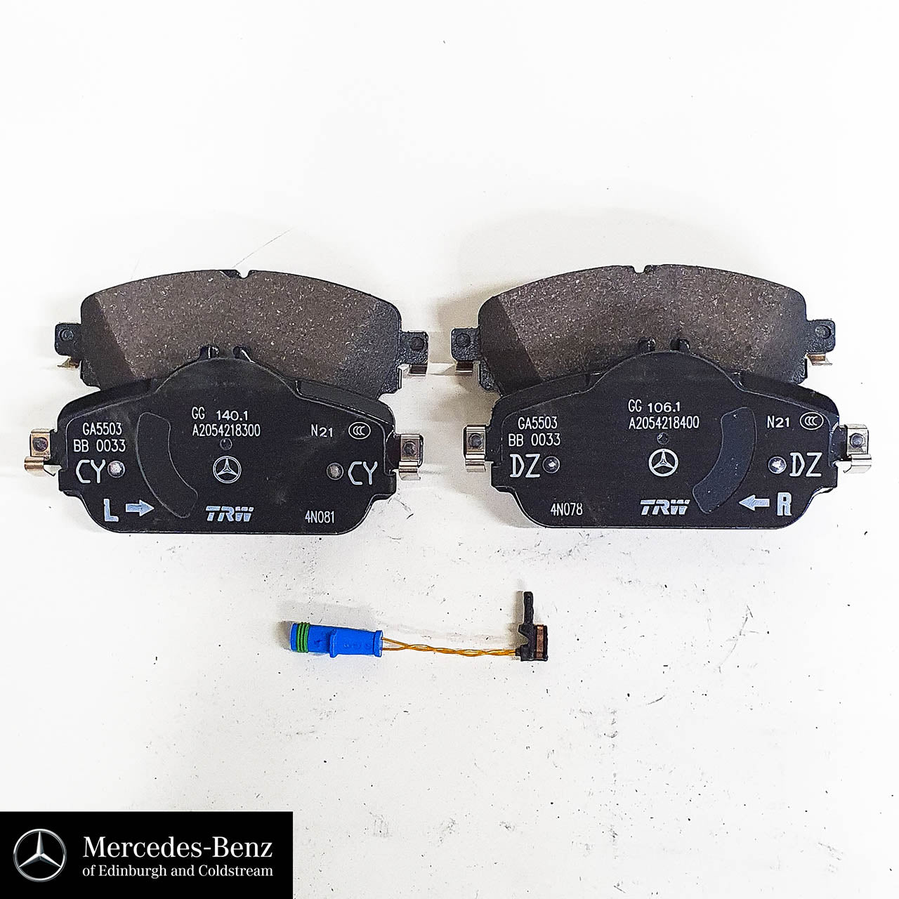Genuine Mercedes-Benz Front Brake Pads E Class W213 Models, C Class W205 model