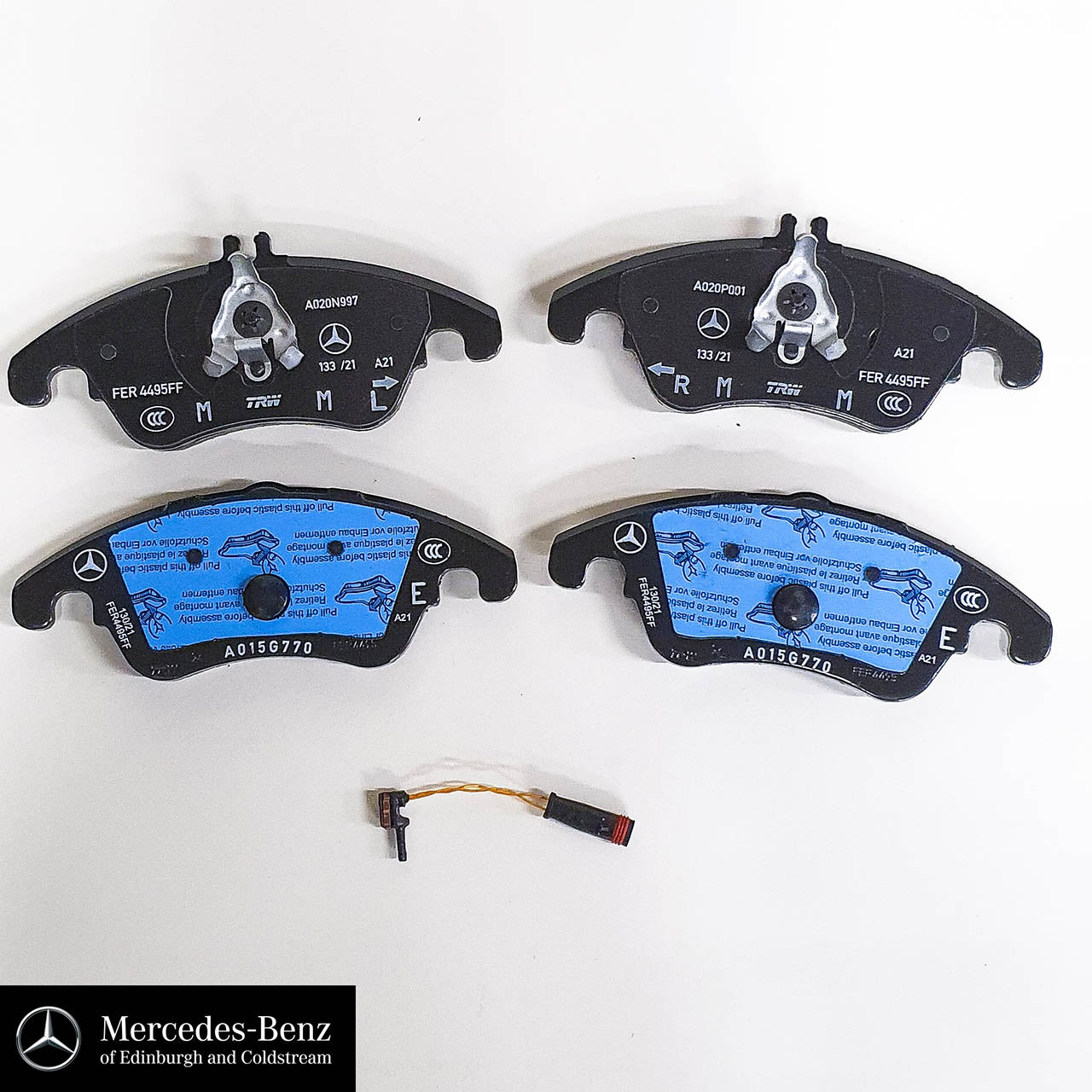 Genuine Mercedes-Benz Front Brake Pads C Class, E Class, CLS, SLK