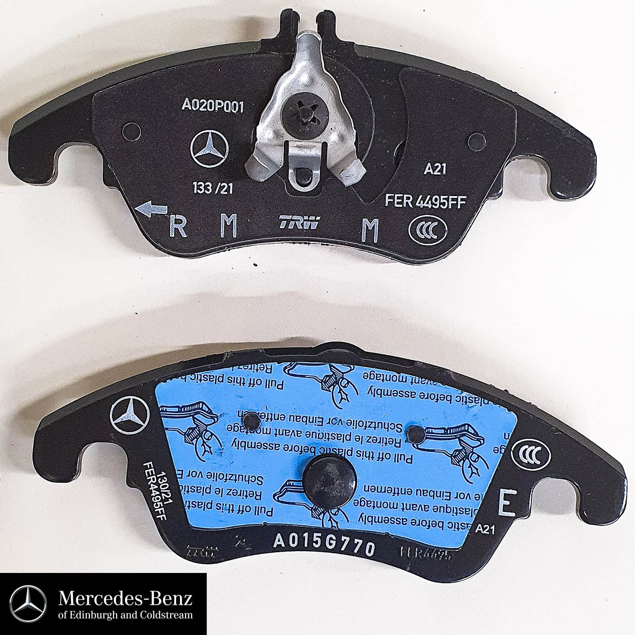 Genuine Mercedes-Benz Front Brake Pads C Class, E Class, CLS, SLK
