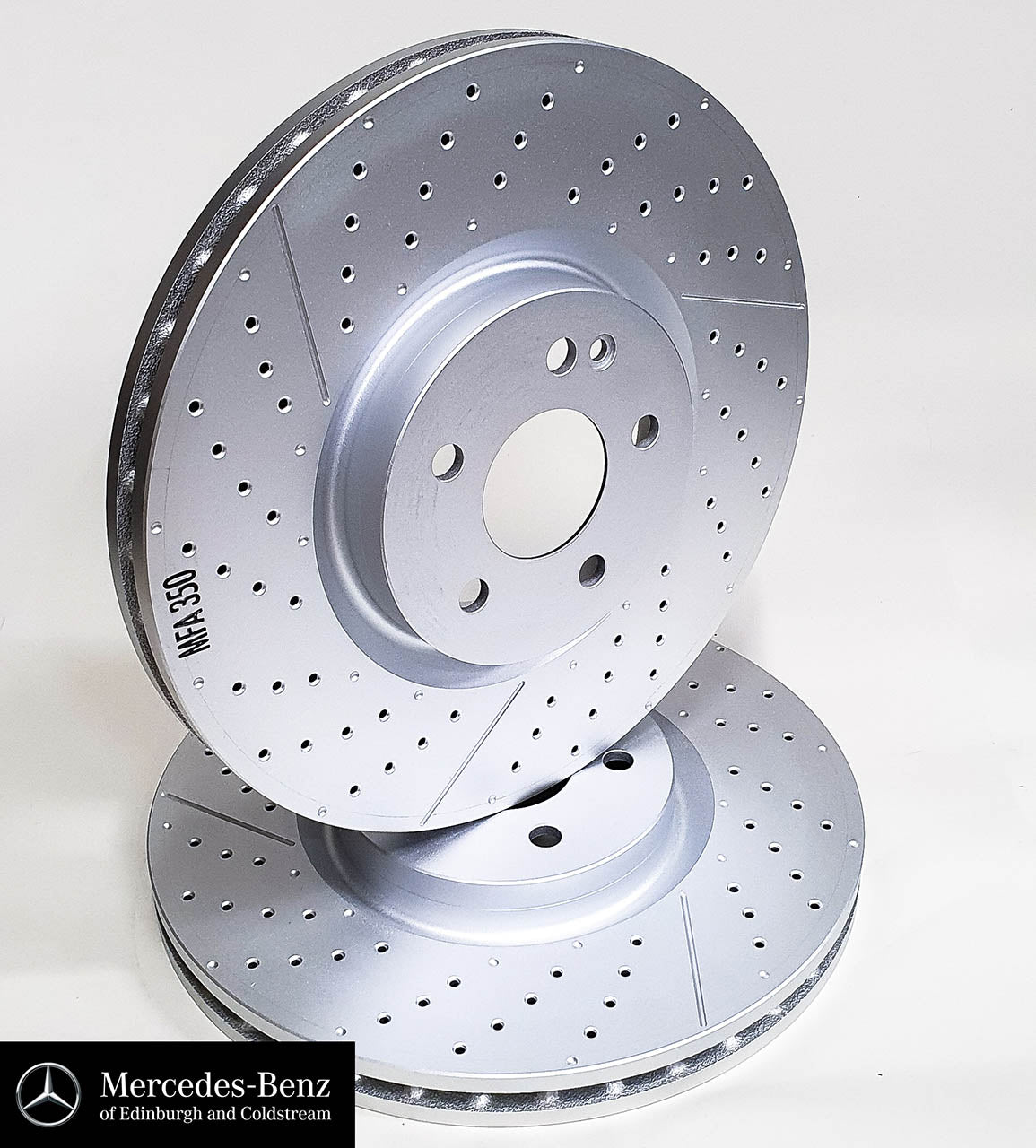 Genuine Mercedes-Benz Front Brake Discs set - A45 A Class, CLA, GLA AMG