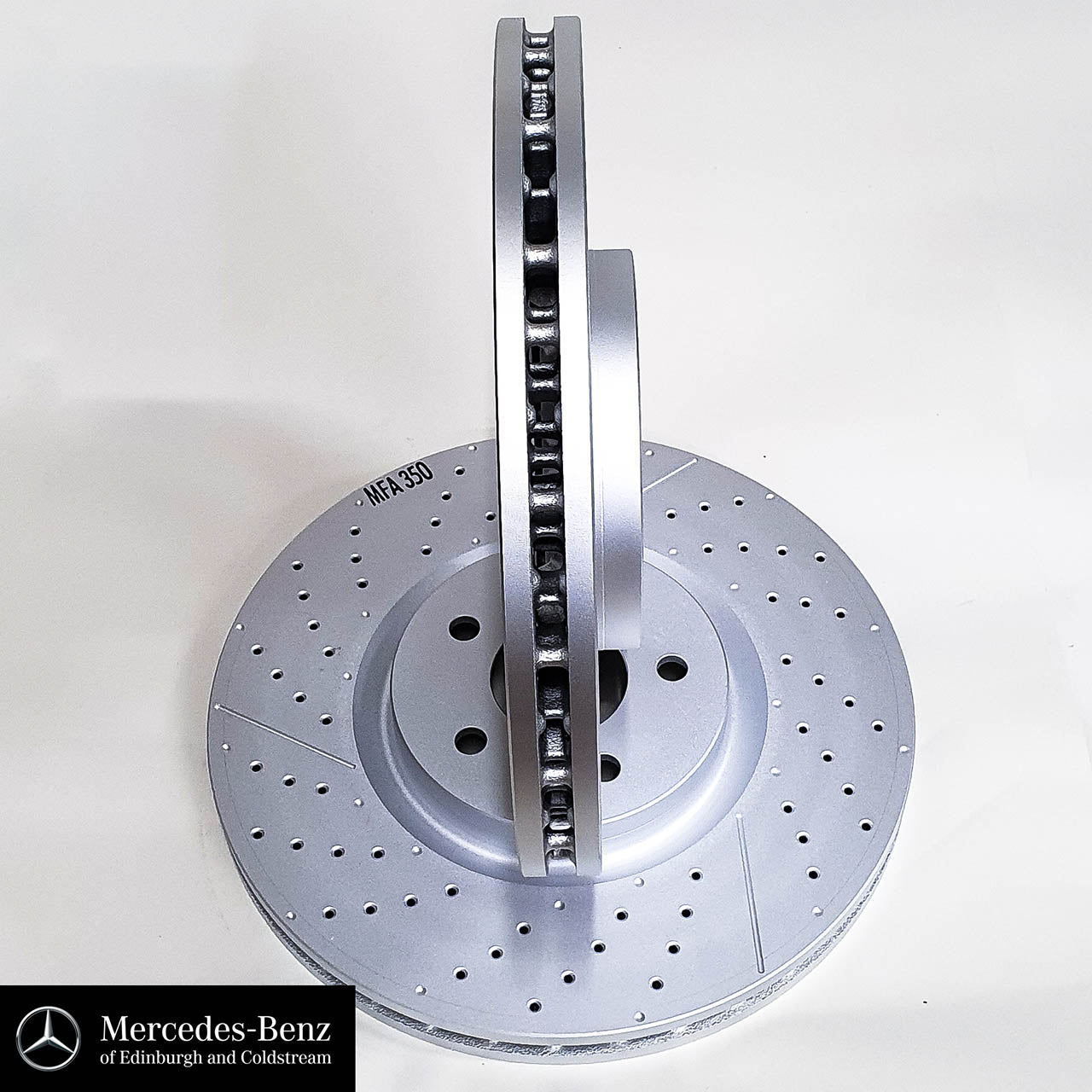 Genuine Mercedes-Benz Front Brake Discs set - A45 A Class, CLA, GLA AMG