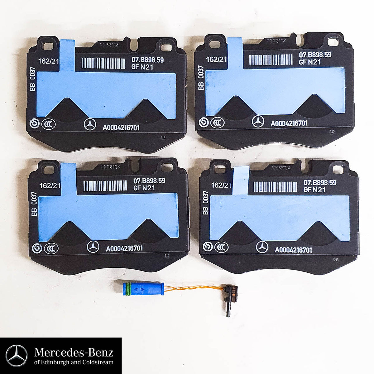 Genuine Mercedes-Benz Front Brake Pads C Class, E Class With AMG Sport Brake Package