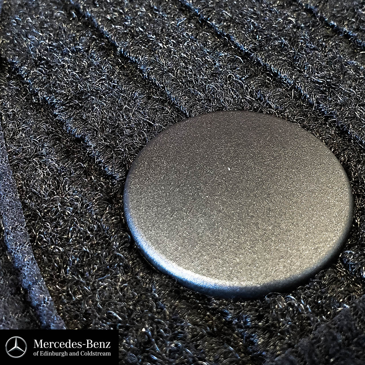 Genuine Mercedes-Benz Black Ribbed Carpet Mats - 2-Piece Front Only A-Class, B-Class, CLA, GLA