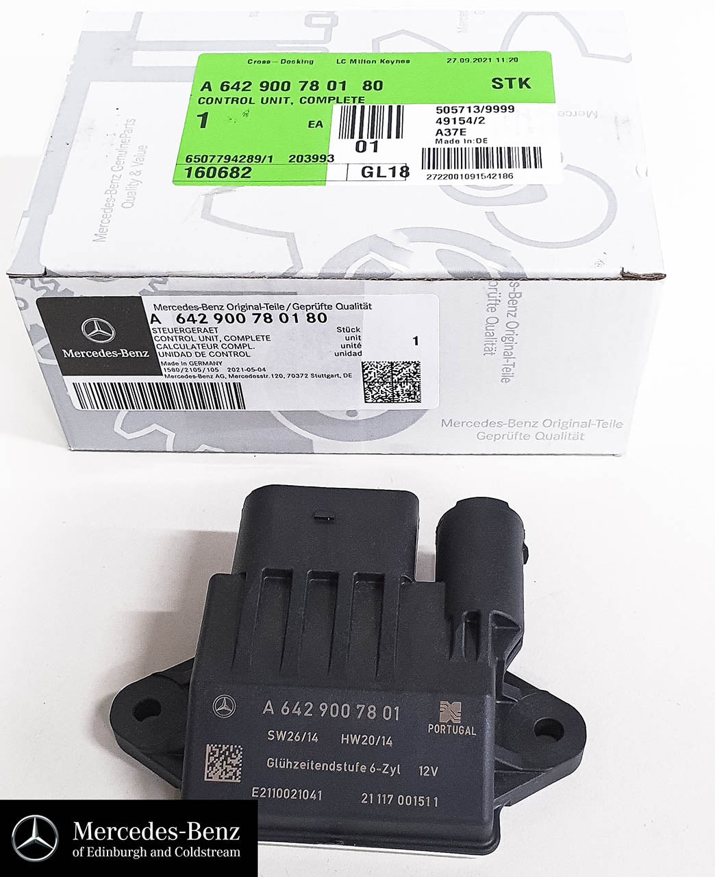 Glow Plugs control unit OM642 diesel engine
