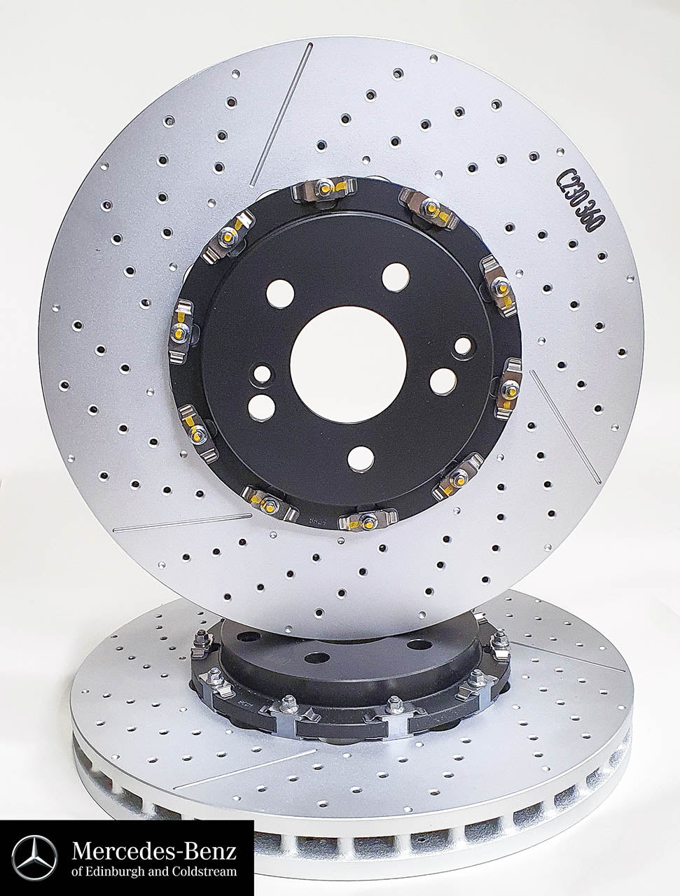 Genuine Mercedes-Benz AMG Floating Front Brake Discs Set Of 2