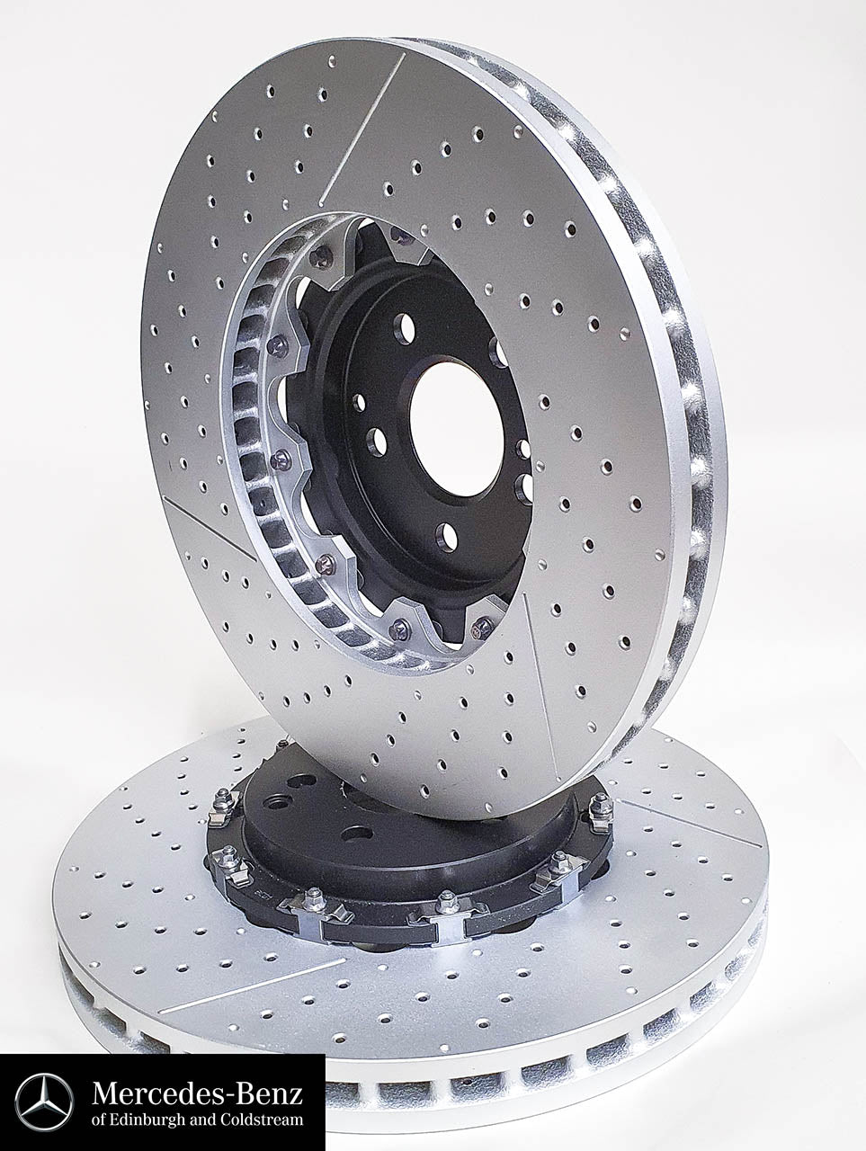 Genuine Mercedes-Benz AMG Floating Front Brake Discs Set Of 2