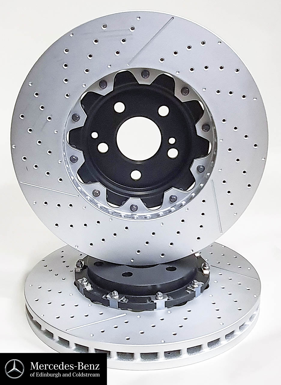 Genuine Mercedes-Benz AMG Floating Front Brake Discs Set Of 2