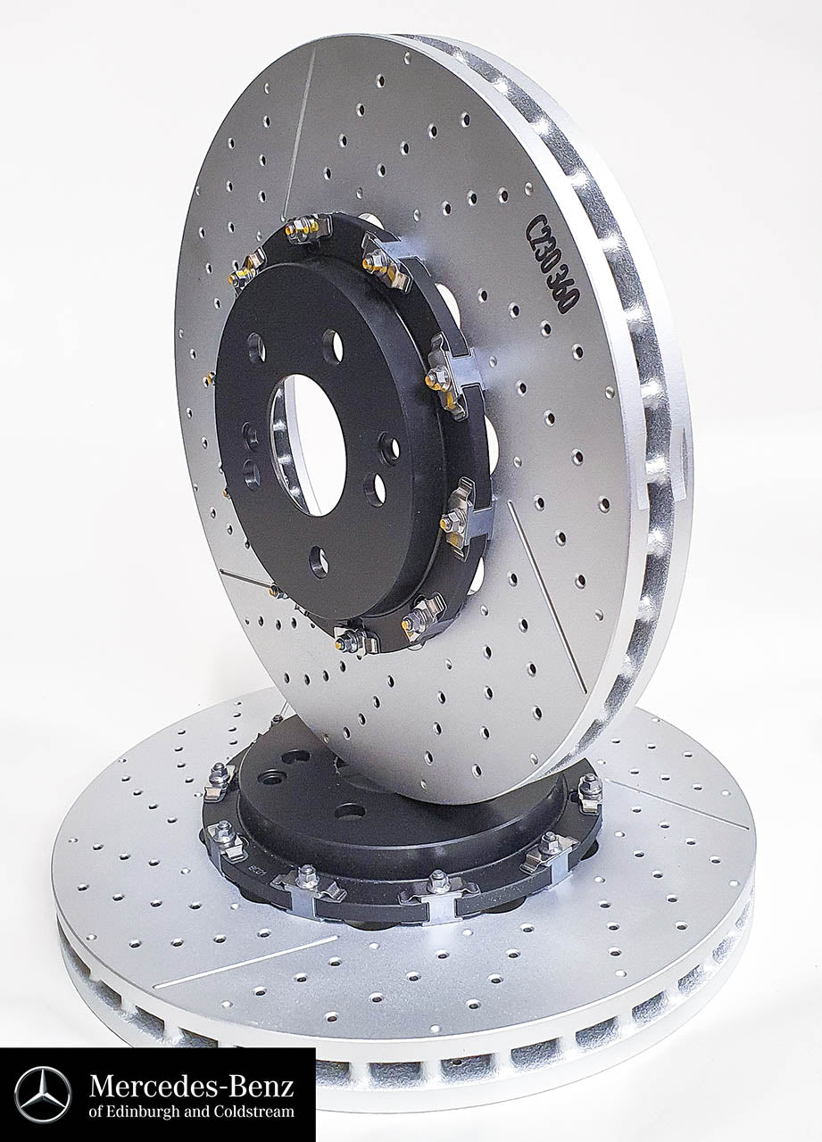 Genuine Mercedes-Benz AMG Floating Front Brake Discs Set Of 2