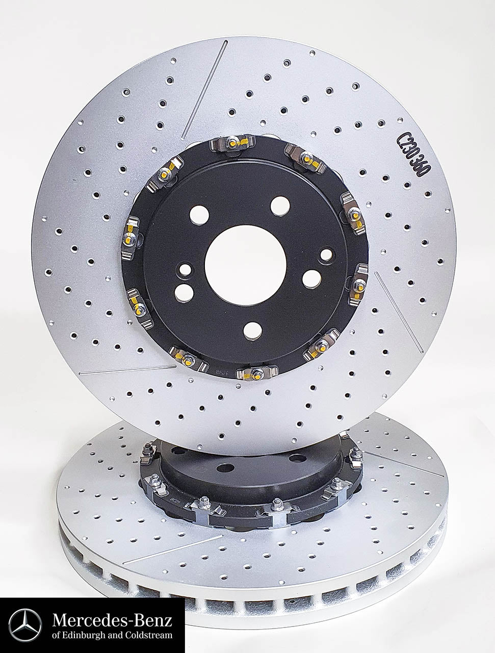 Genuine Mercedes-Benz AMG Floating Front Brake Discs Set Of 2