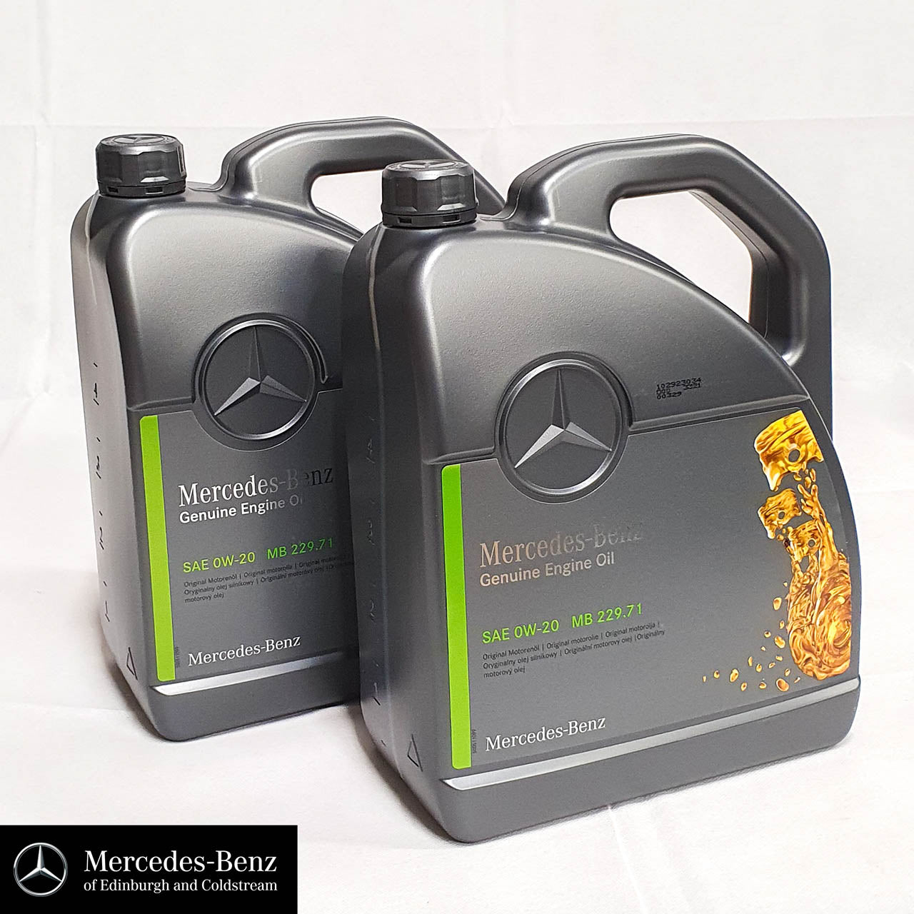 Genuine Mercedes-Benz Engine Oil 229.71 SAE 0w-20 229.71 Low SPAsh Multigrade