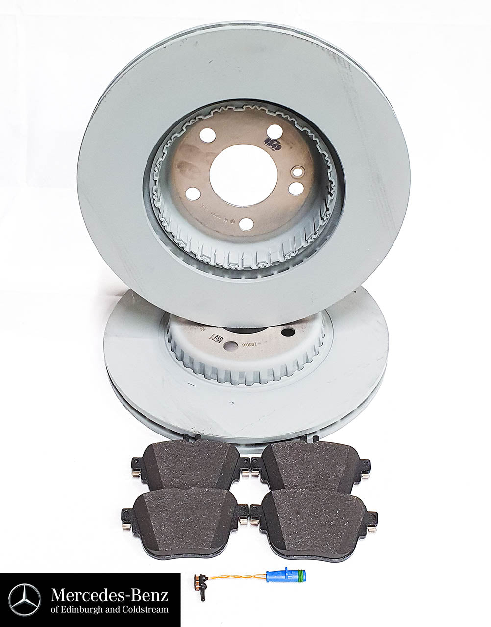 Genuine Mercedes-Benz Brake Discs, Pads & Wear Sensor REAR C Class E Class AMG Line