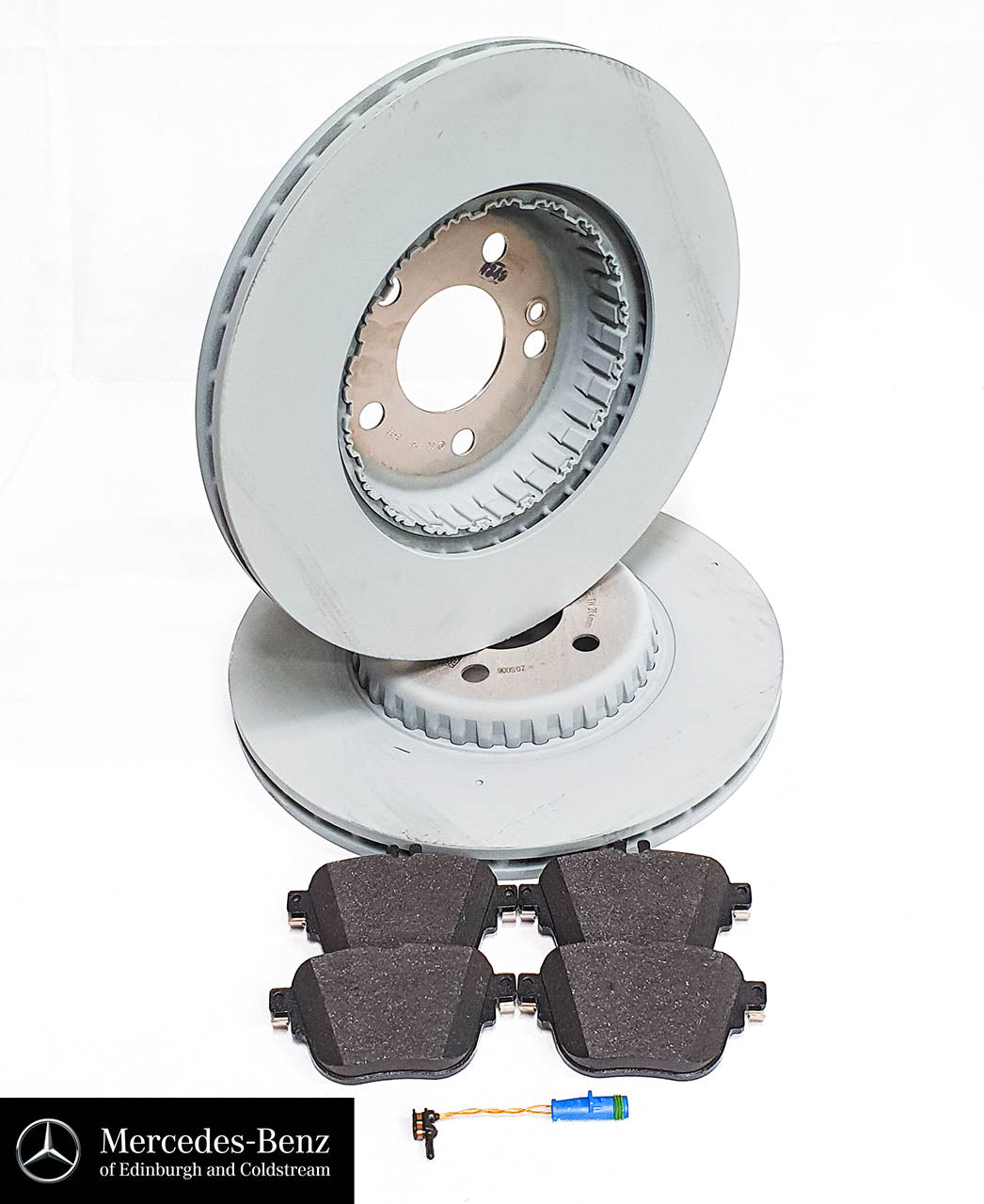 Genuine Mercedes-Benz Brake Discs, Pads & Wear Sensor REAR C Class E Class AMG Line