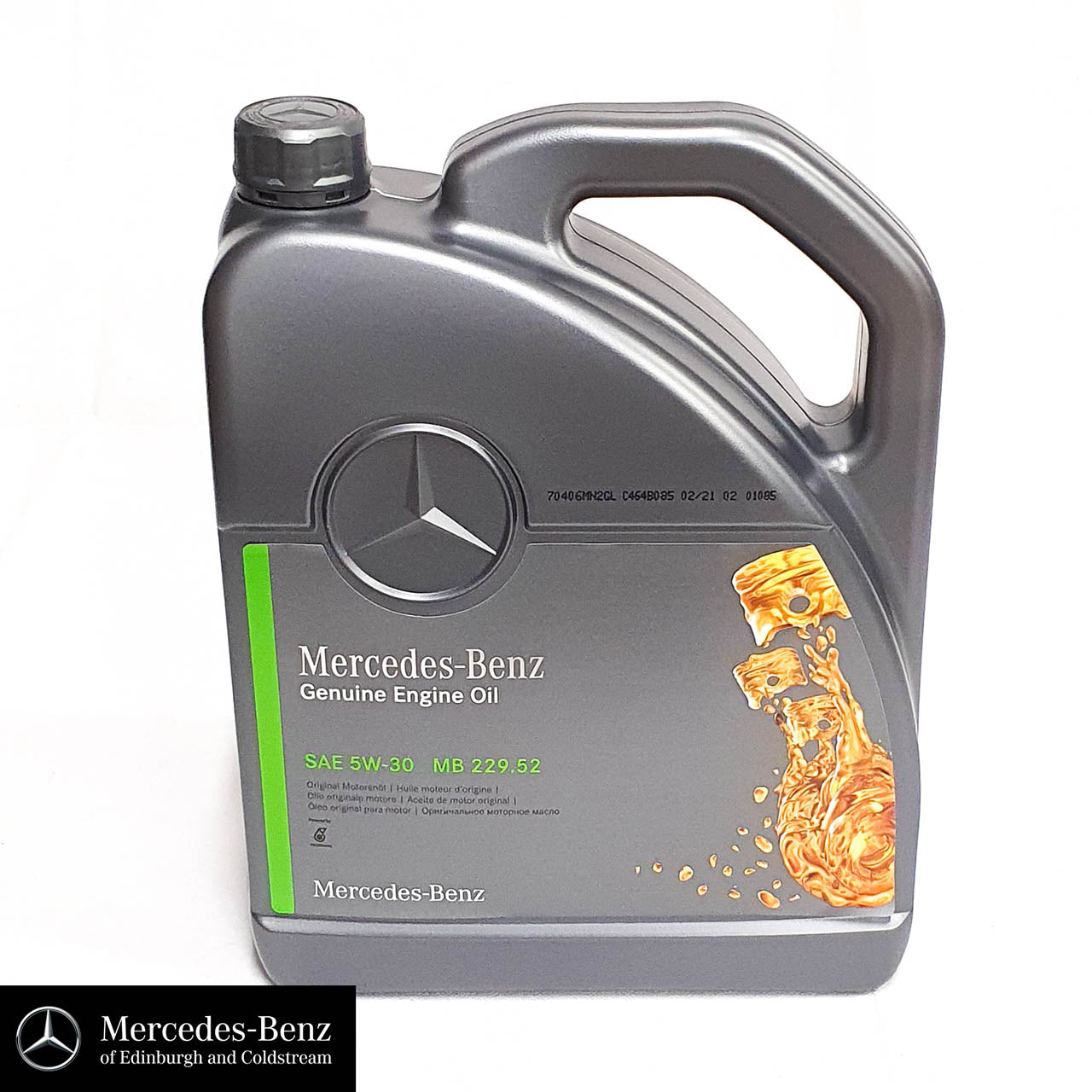 Genuine Mercedes-Benz Engine Oil 229.52 SAE 5w-30 For Petrol & Diesel Engines