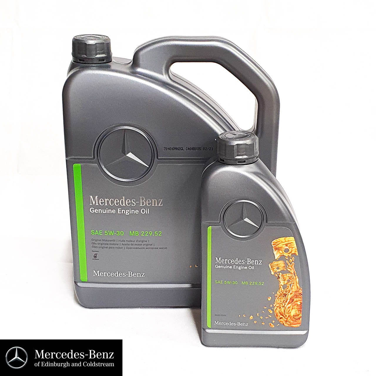 Genuine Mercedes-Benz Engine Oil 229.52 SAE 5w-30 For Petrol & Diesel Engines
