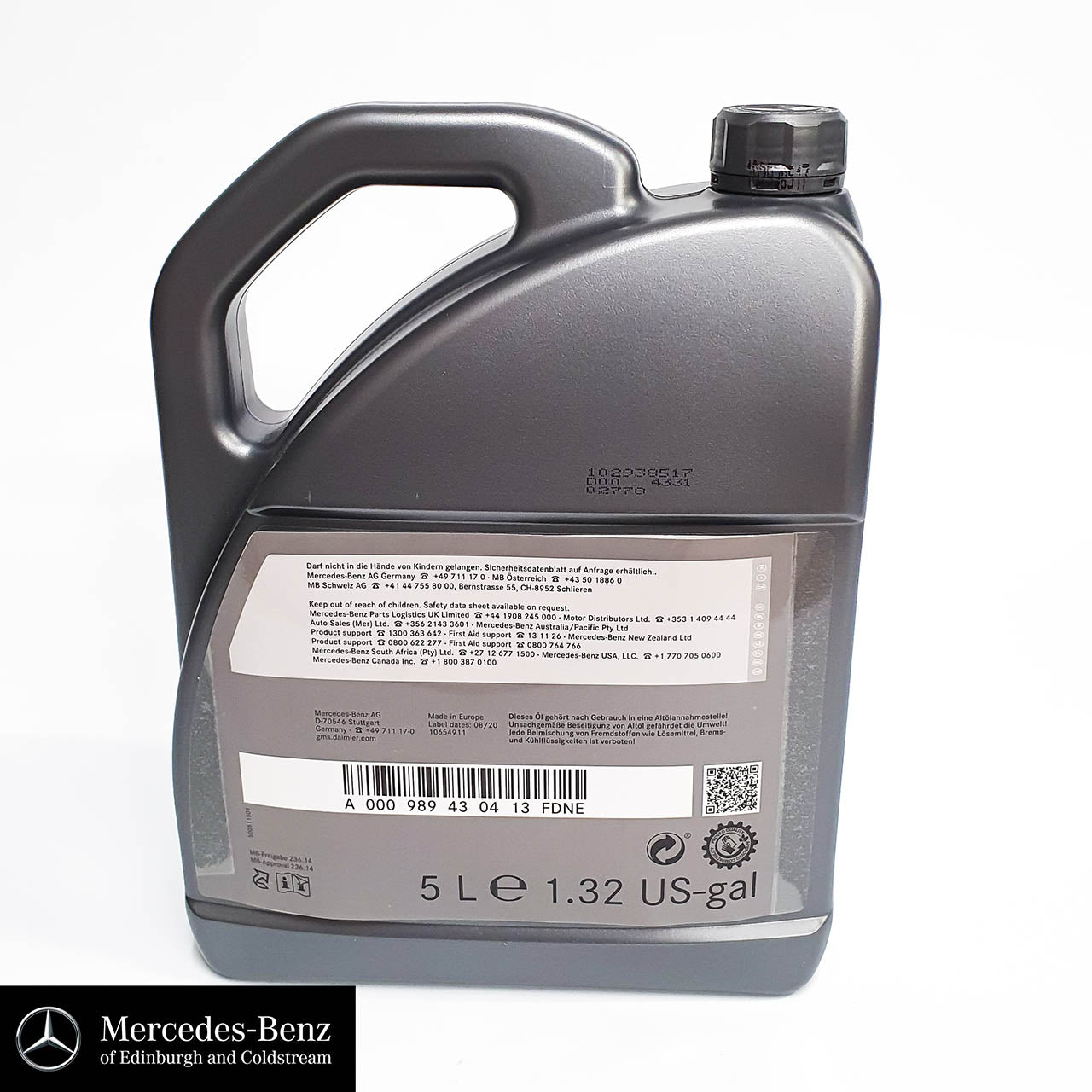 Genuine Mercedes-Benz 724.2 Automatic gearbox oil (RED) kit for conventional and hybrid cars