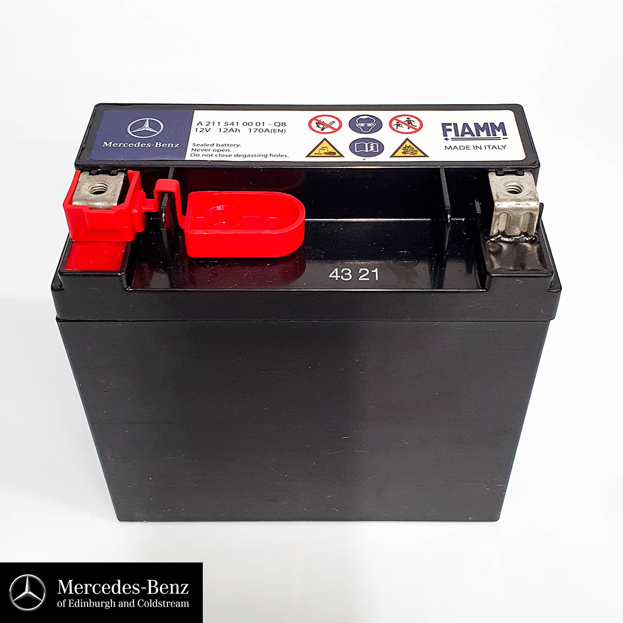 Genuine Mercedes-Benz Auxiliary Battery, Electrical System Battery 12V 12AH